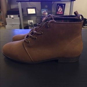 Brown ankle boots